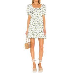 Faithfull the Brand Lemon Mini Dress